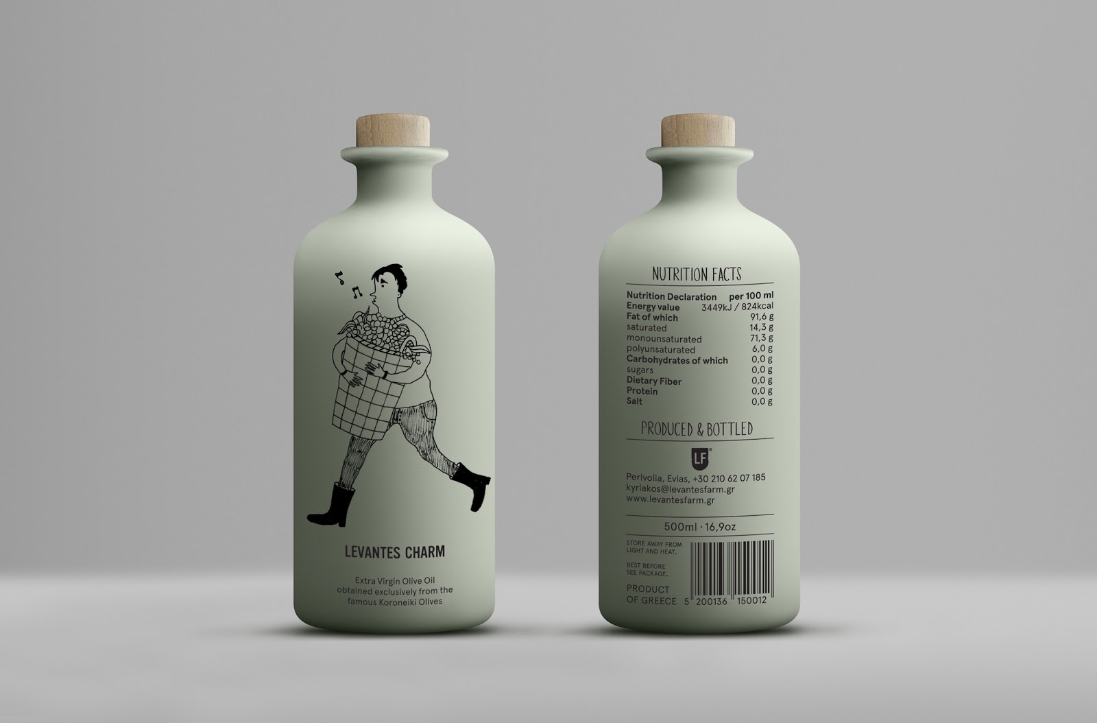 瓶装橄榄油包装设计欣赏(图5)
