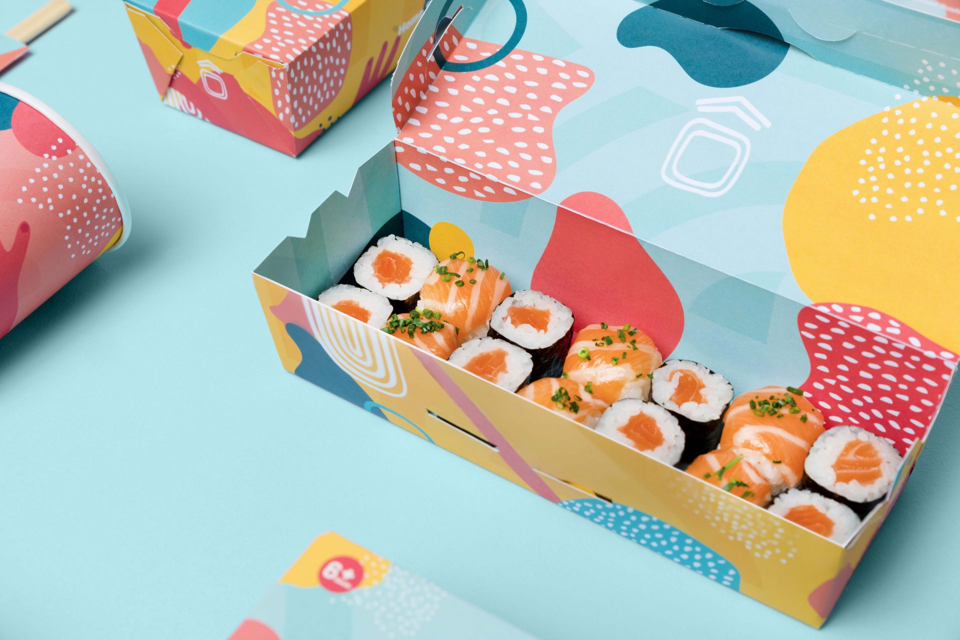 专门针对儿童的寿司品牌包装设计(图5)