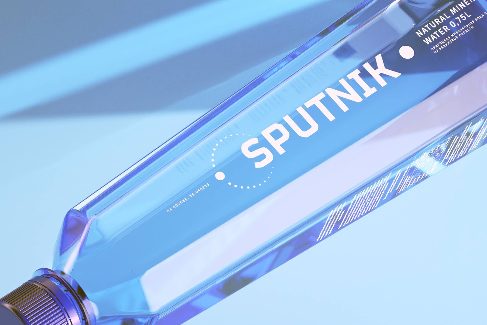 Sputnik矿泉水包装设计欣赏(图2)
