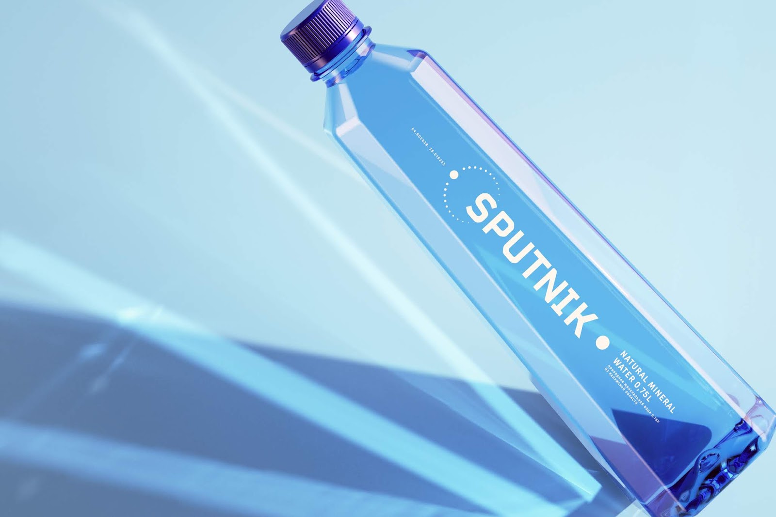 Sputnik矿泉水包装设计欣赏(图3)