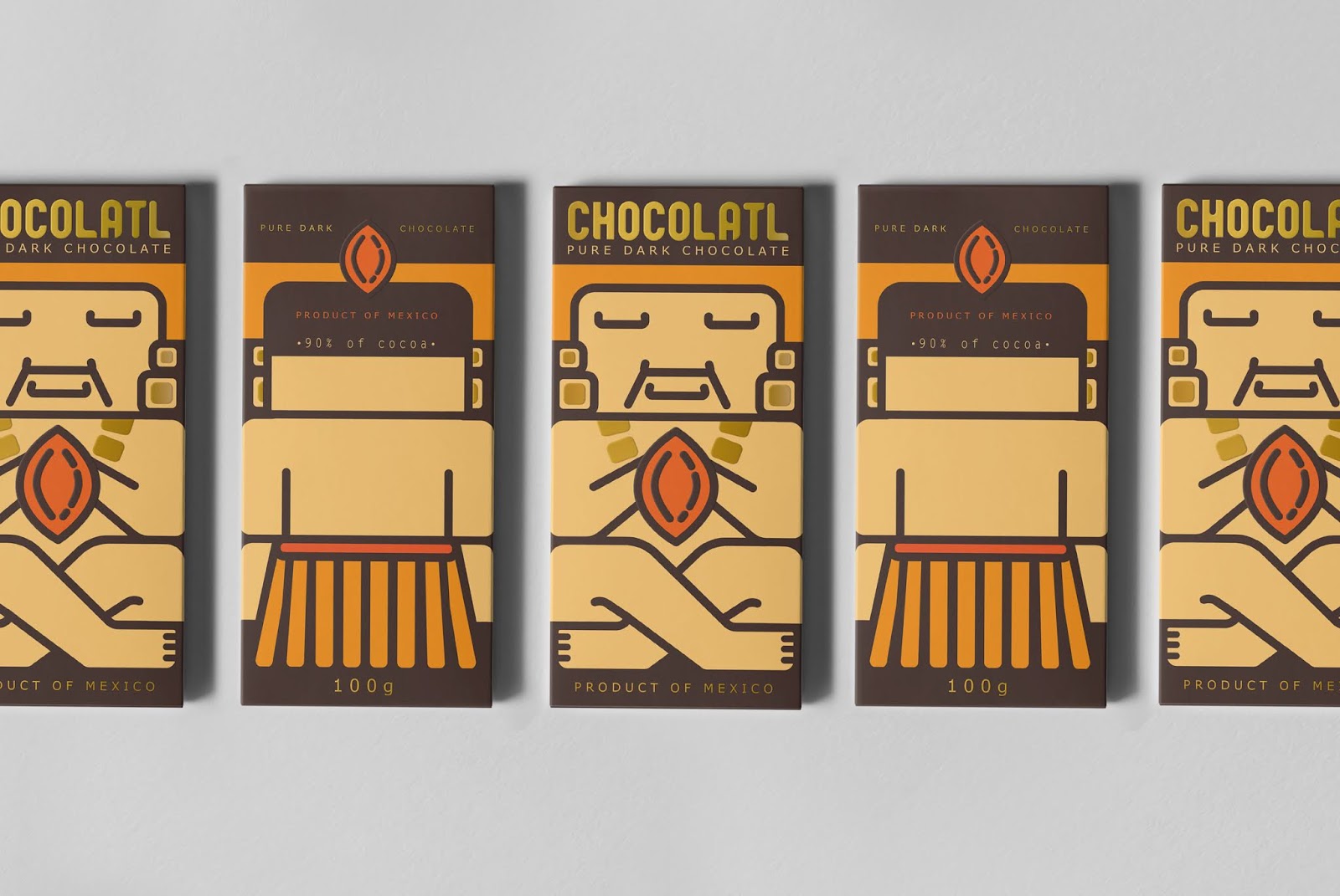 玛雅人物巧克力品牌包装西安四喜