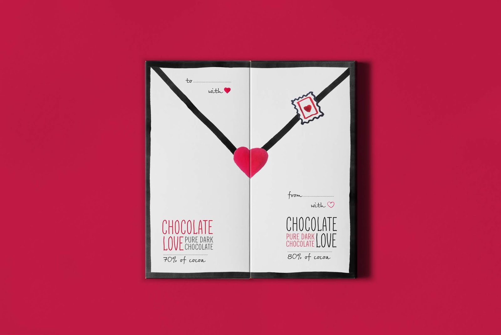 爱与巧克力西安四喜品牌包装设计