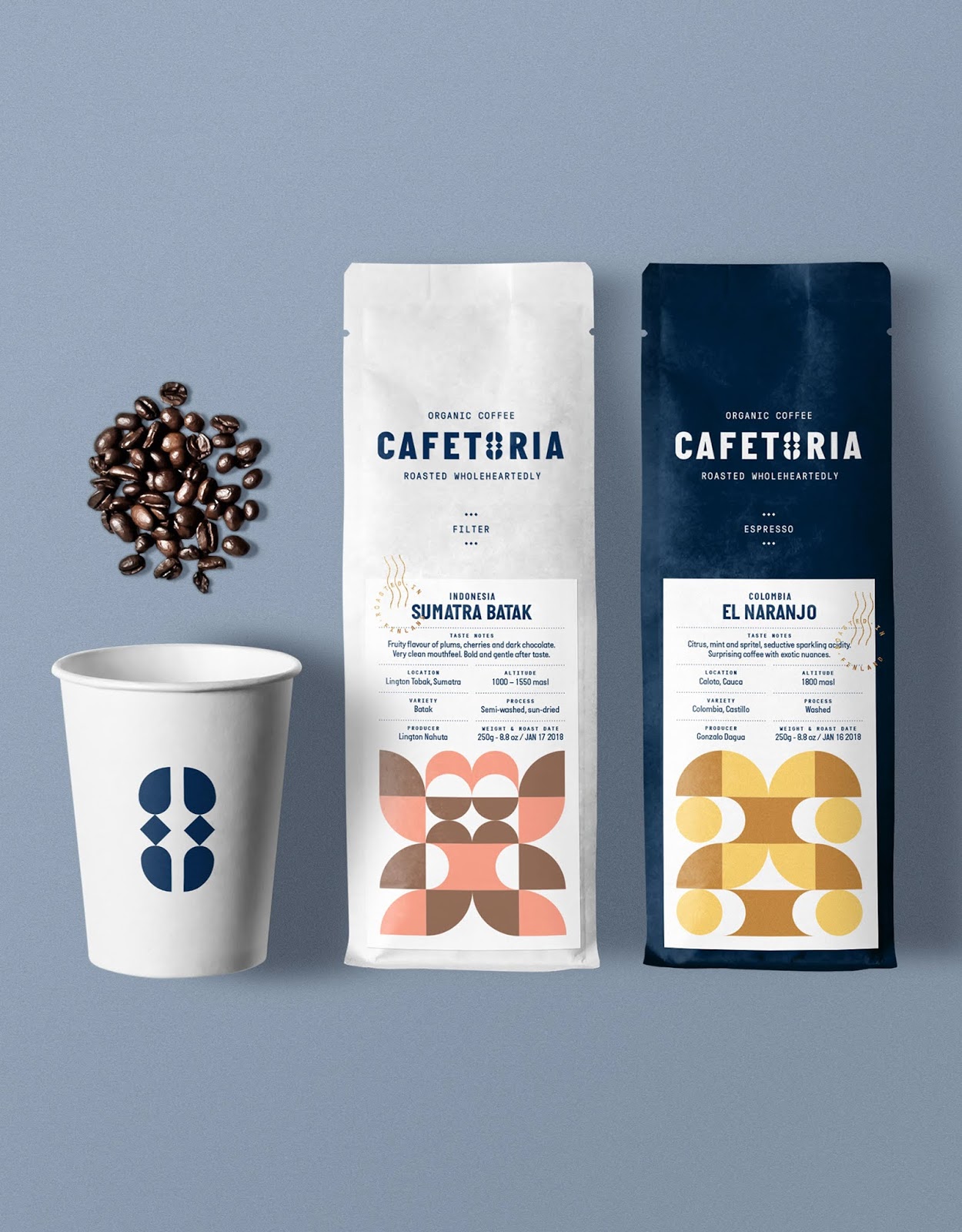美洲小型咖啡西安四喜品牌包装设计