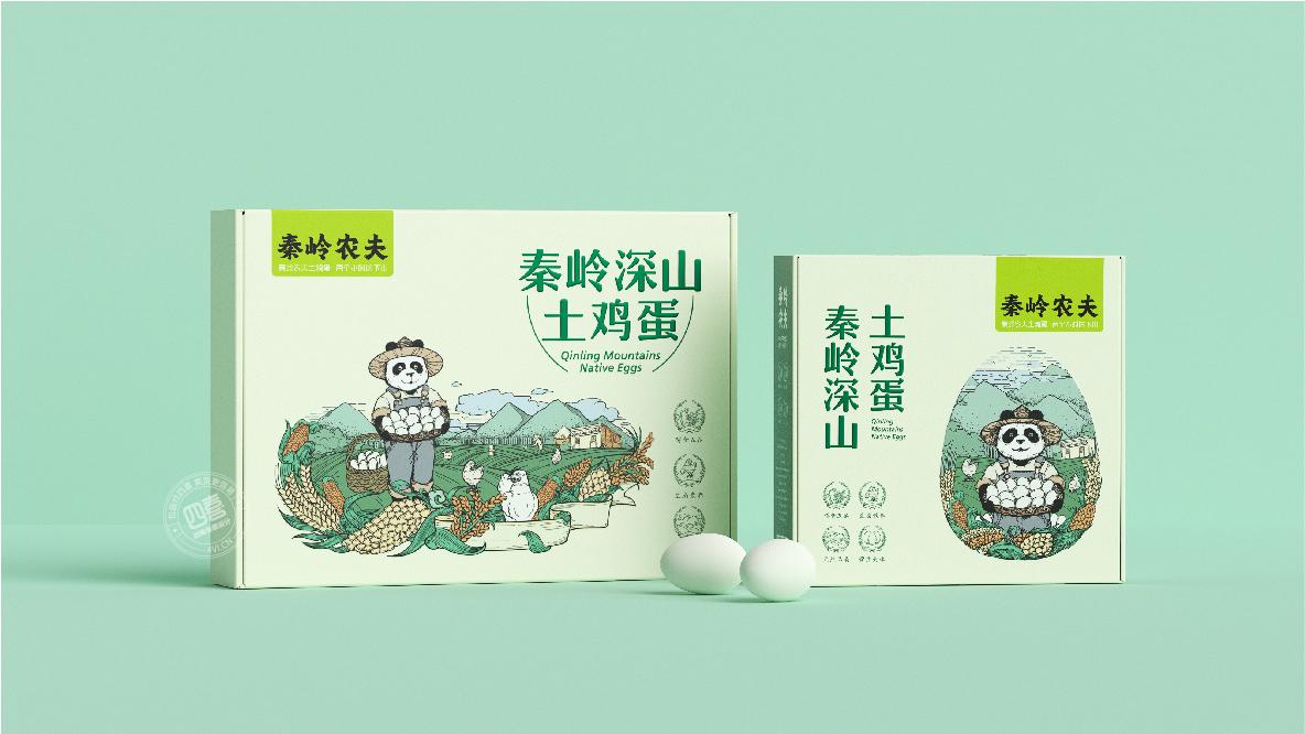 土鸡蛋包装设计