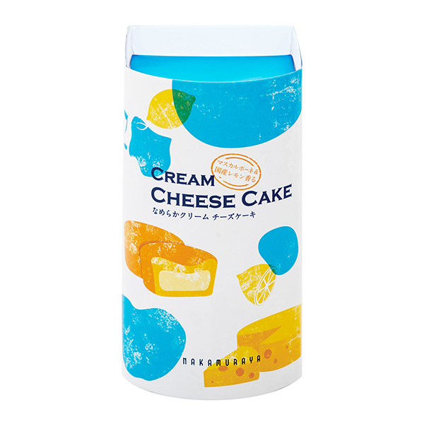 包装设计公司推荐爽滑奶油芝士蛋糕中村屋包装设计欣赏(图1)