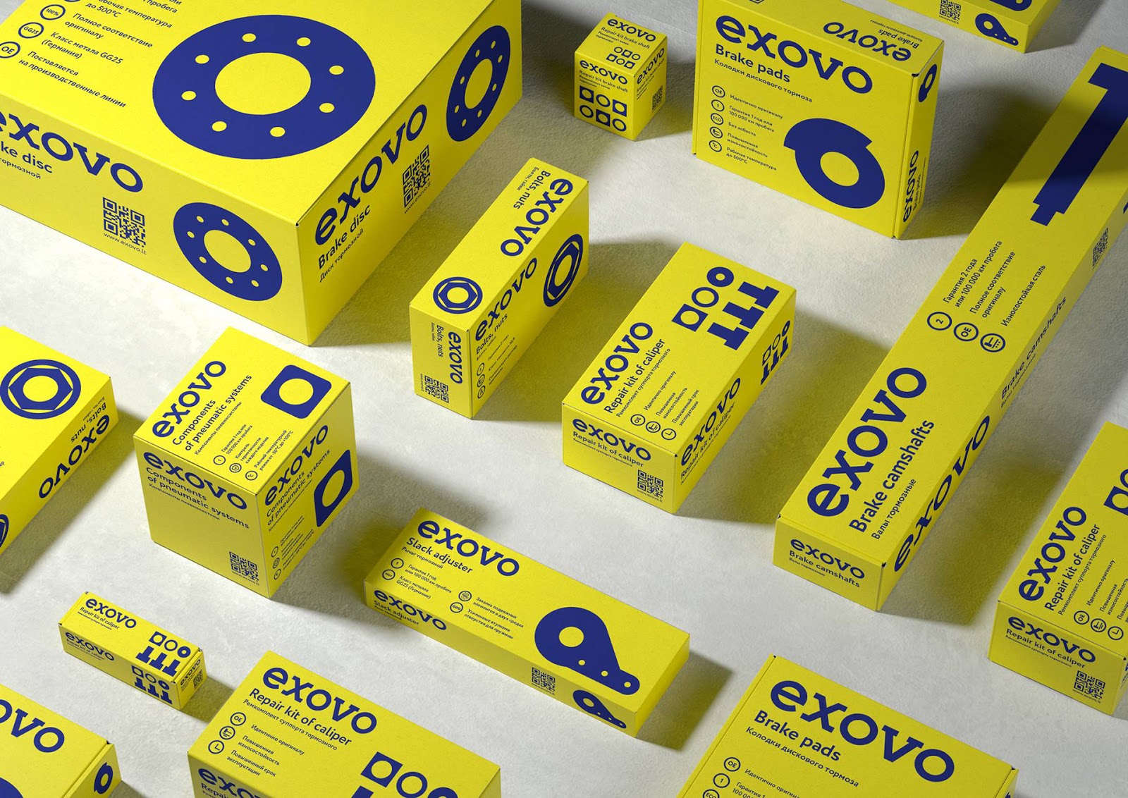 Exovo汽车配件包装设计欣赏(图5)