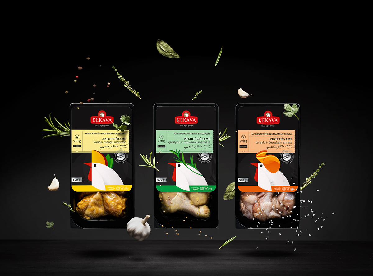 家禽鸡肉品牌包装设计西安四喜