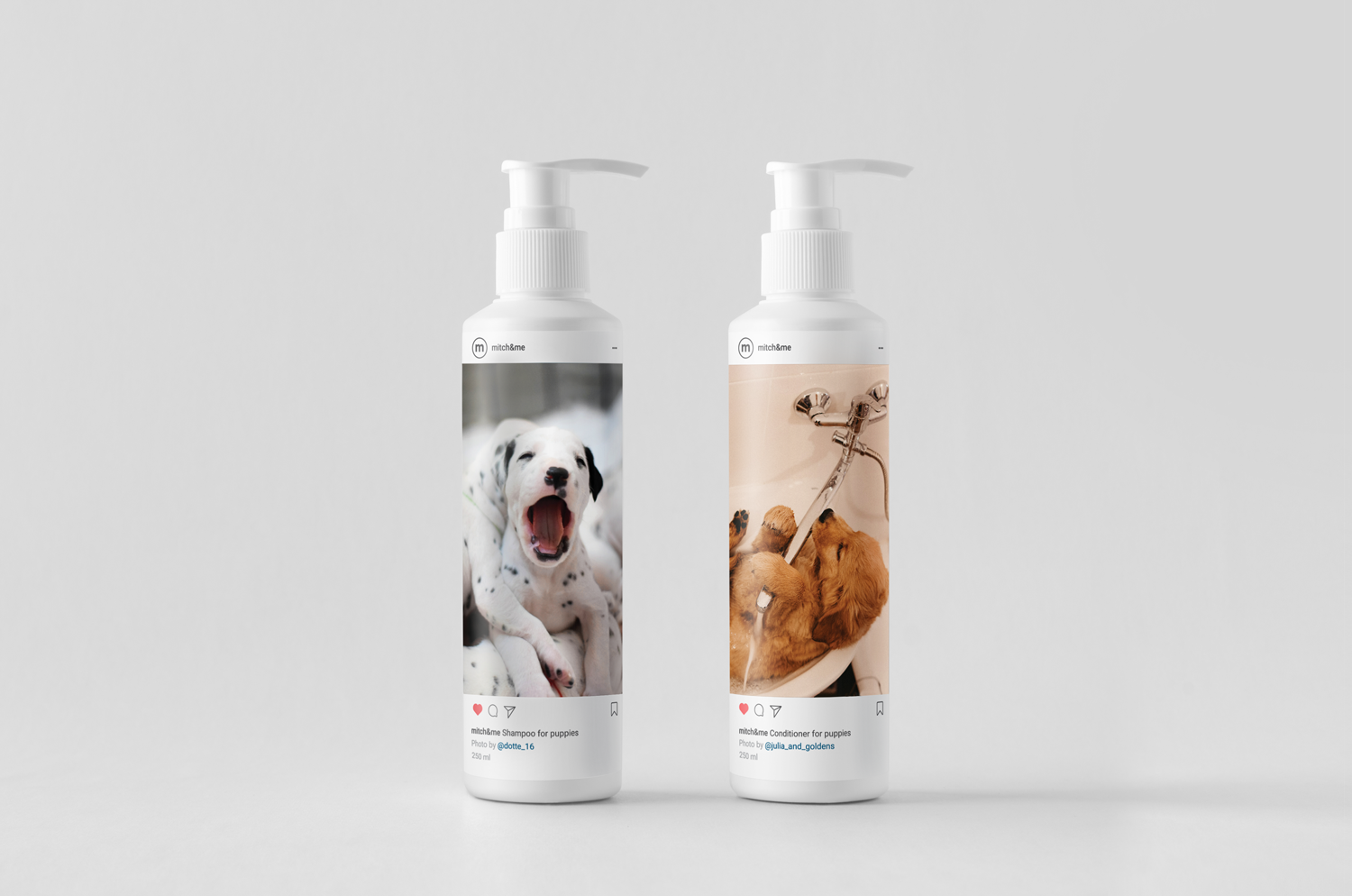 宠物包装设计欣赏洗发水包装设计用宠物包装设计欣赏与主人的照片来做(图1)