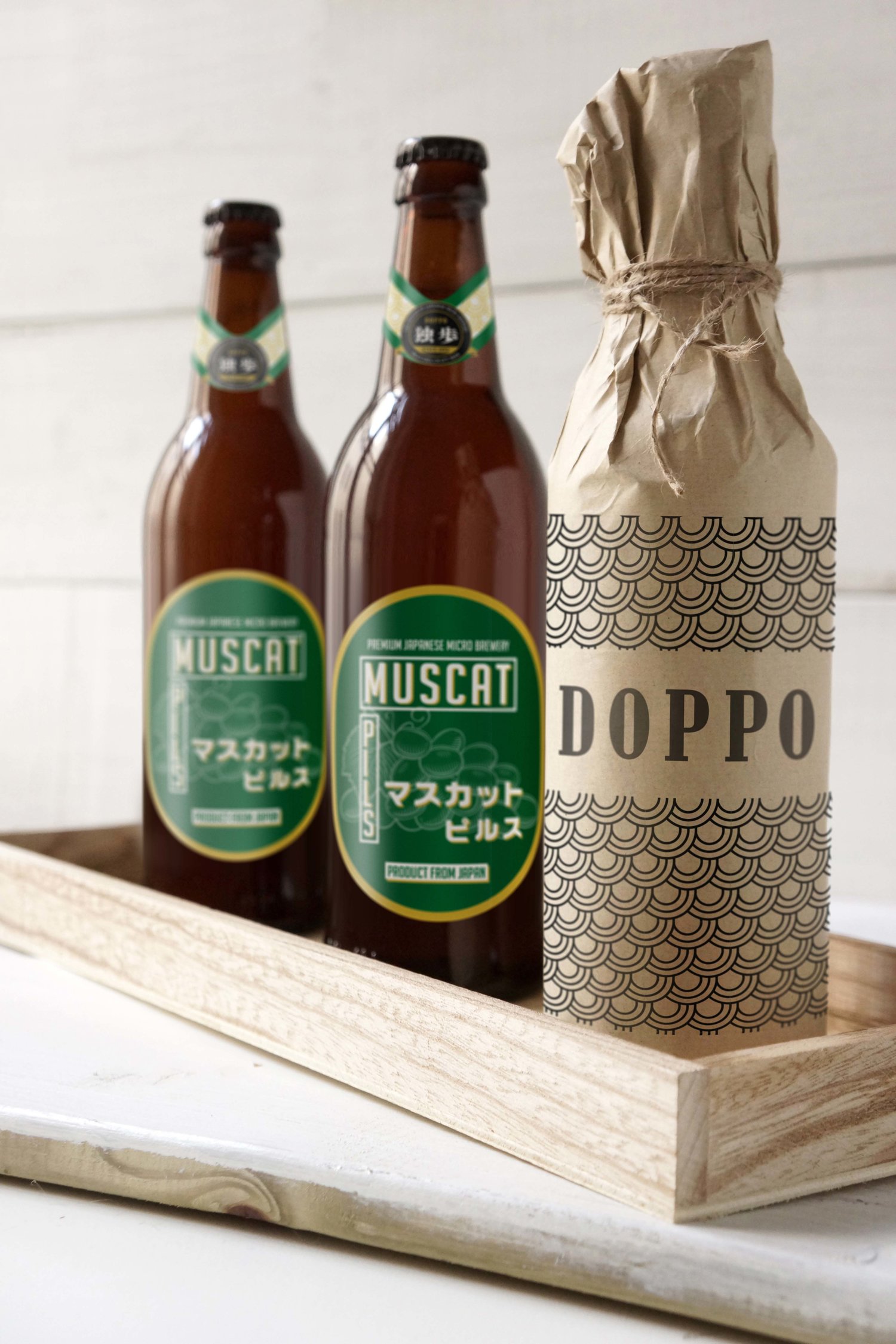 来自日本冈山的Doppo啤酒的包装设计(图2)