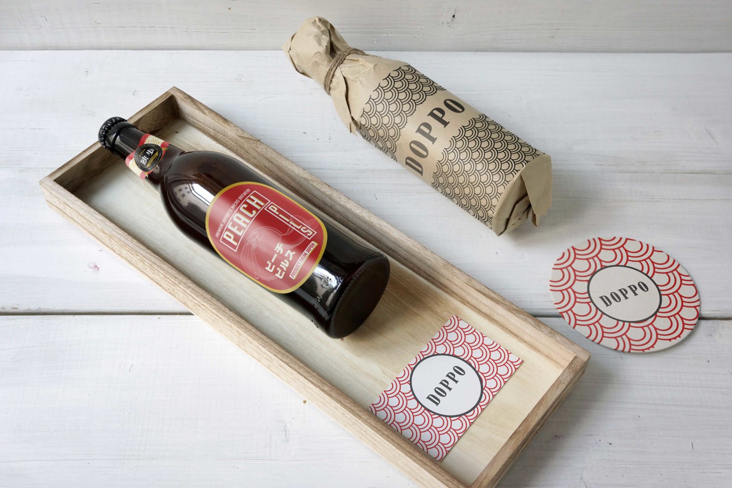 来自日本冈山的Doppo啤酒的包装设计(图5)