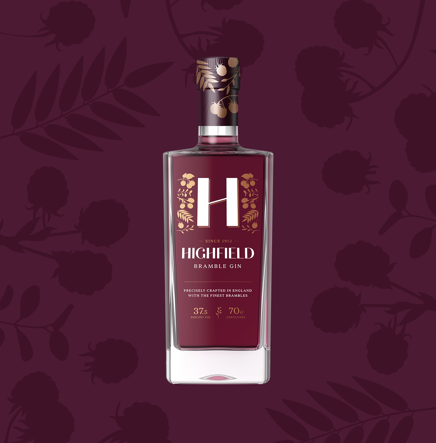 Highfield Gin酒的品牌和包装设计(图6)