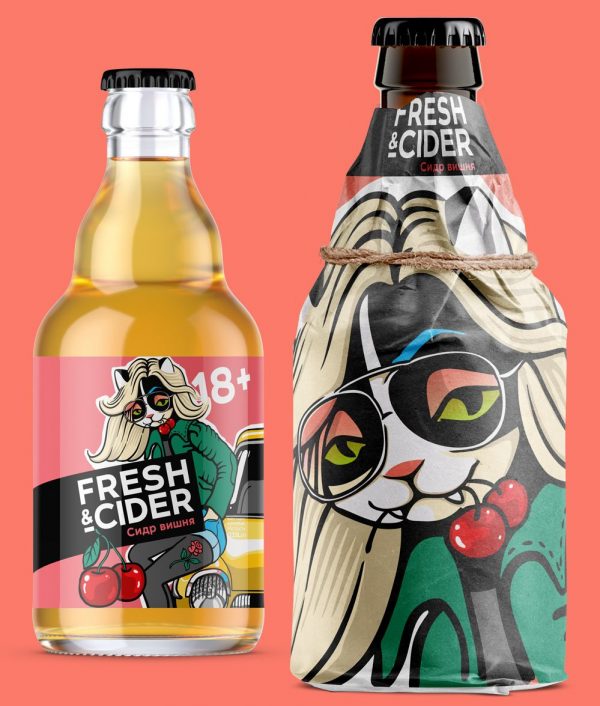 21种令人敬畏的苹果酒苹果饮料包装设计(图8)