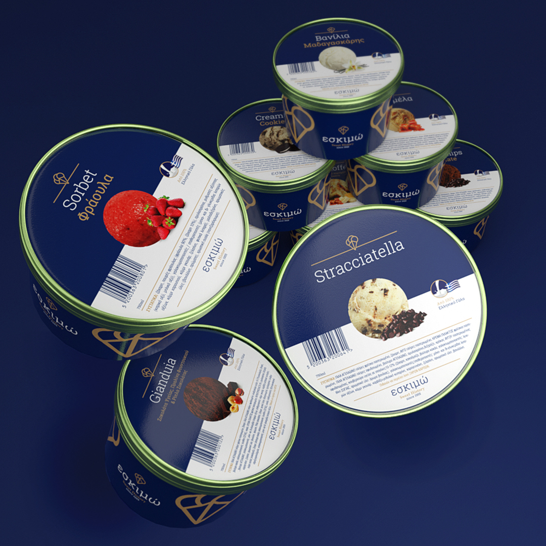 12种口味冰激凌包装设计(图3)
