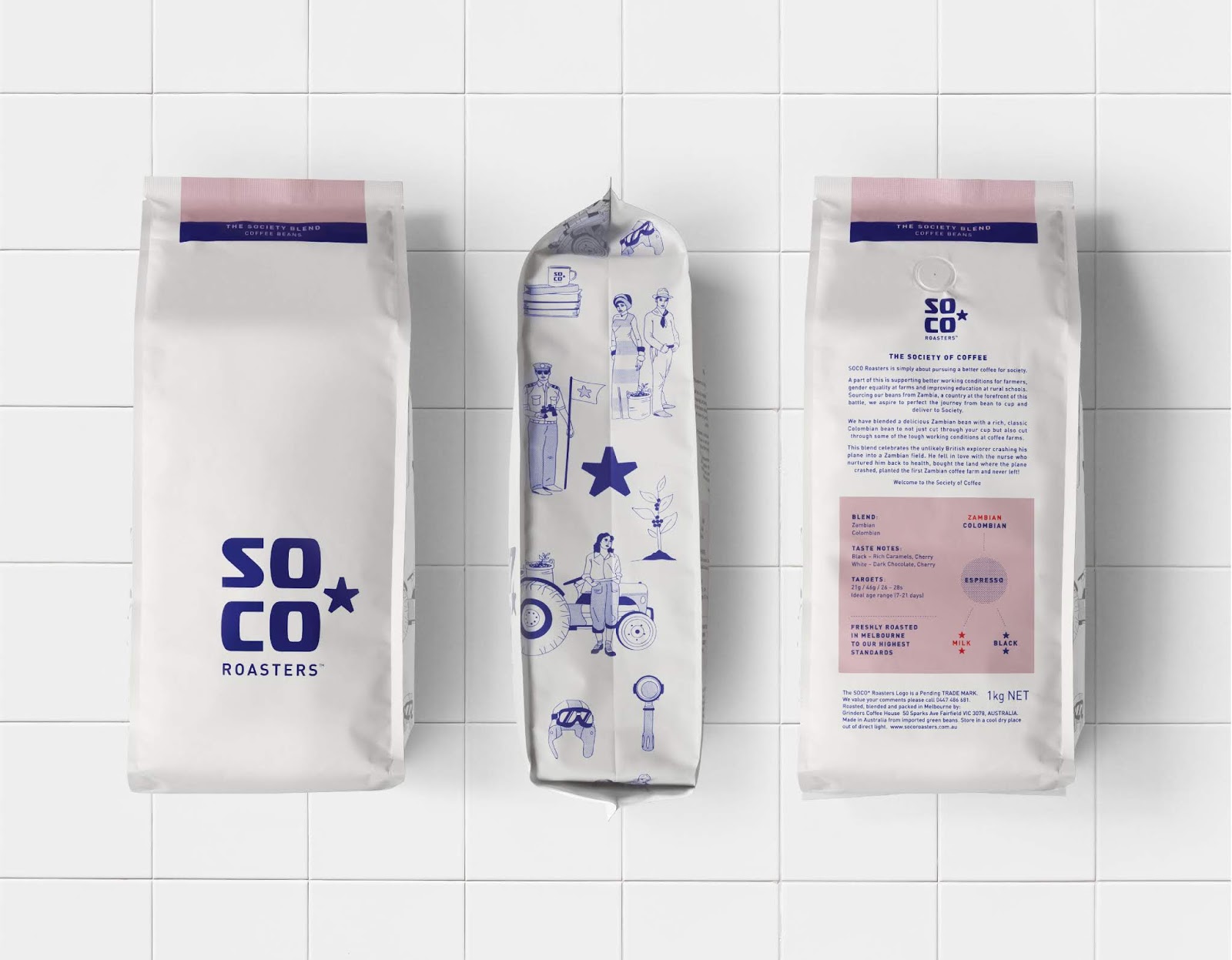 “咖啡社会”咖啡包装设计(图2)