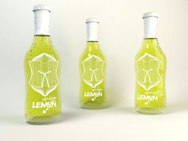 有趣的柠檬水包装设计(图1)
