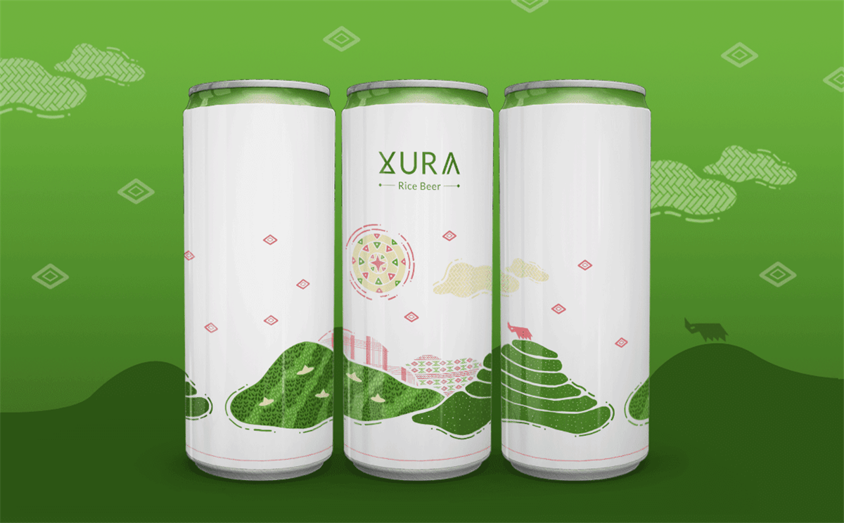 大米啤酒包装设计参考(图1) 大米啤酒包装设计参考(图1)