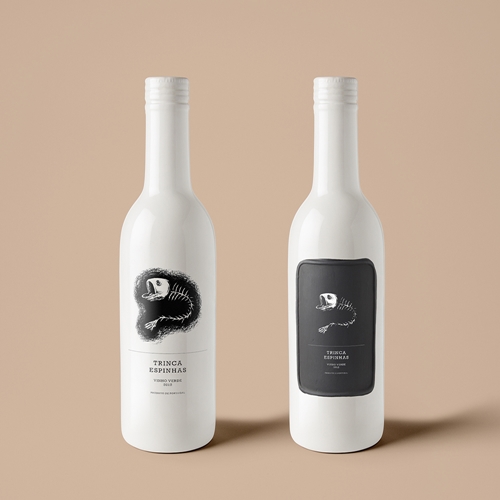 15个白色酒瓶包装设计(图11)