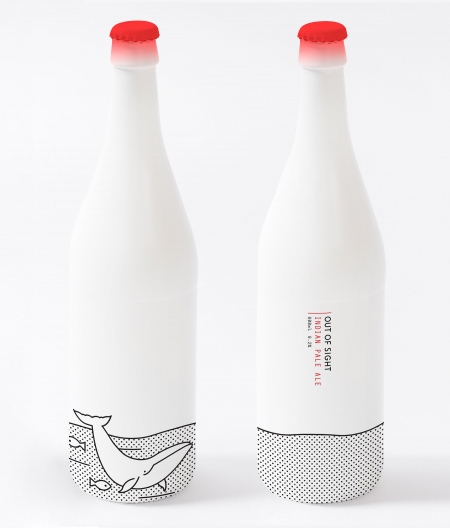 15个白色酒瓶包装设计(图1)
