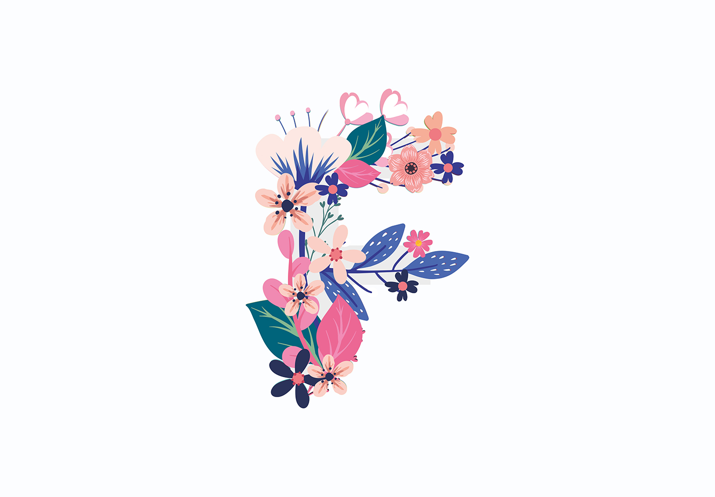 花茶包装设计文字与插画结合(图3)