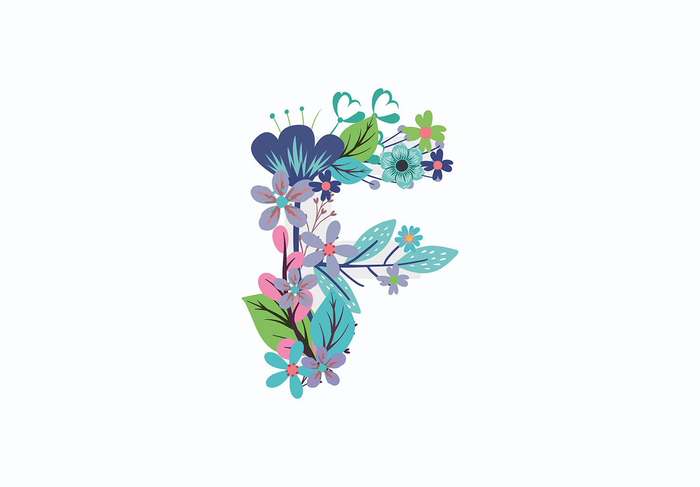 花茶包装设计文字与插画结合(图5)