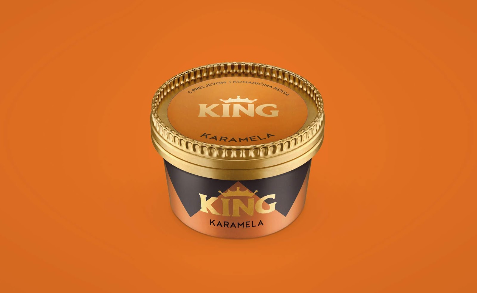 新型King冰淇淋杯装的包装设计(图4)