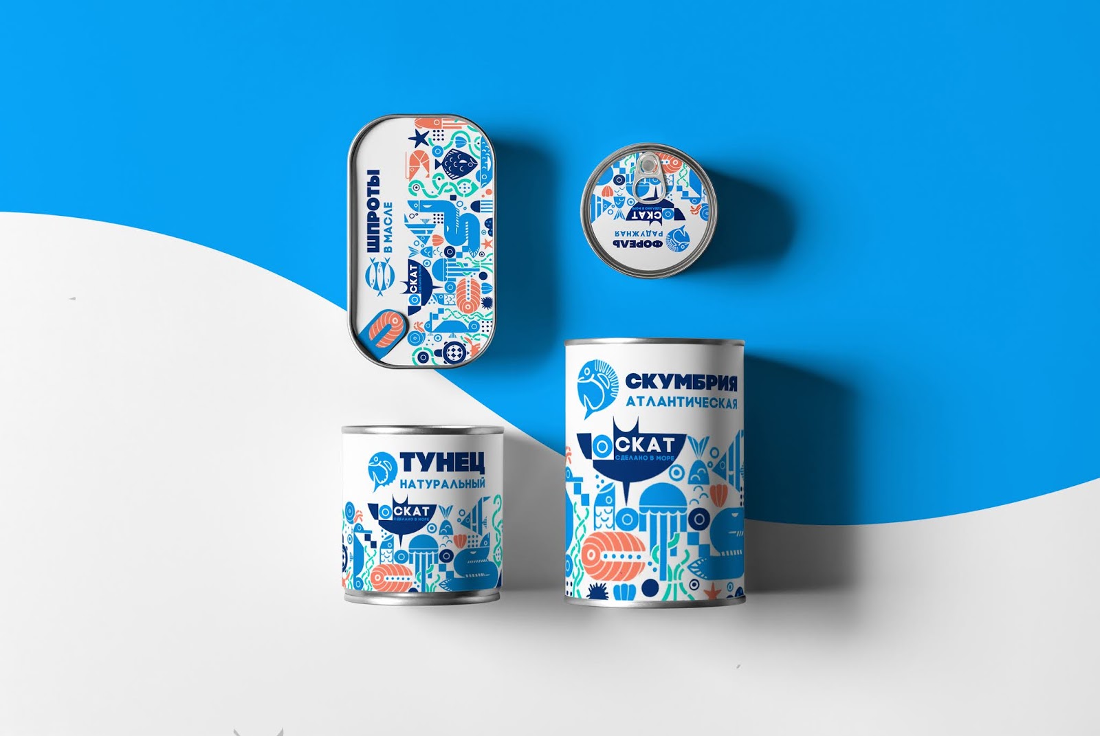 海鲜鱼类罐头包装设计(图9)