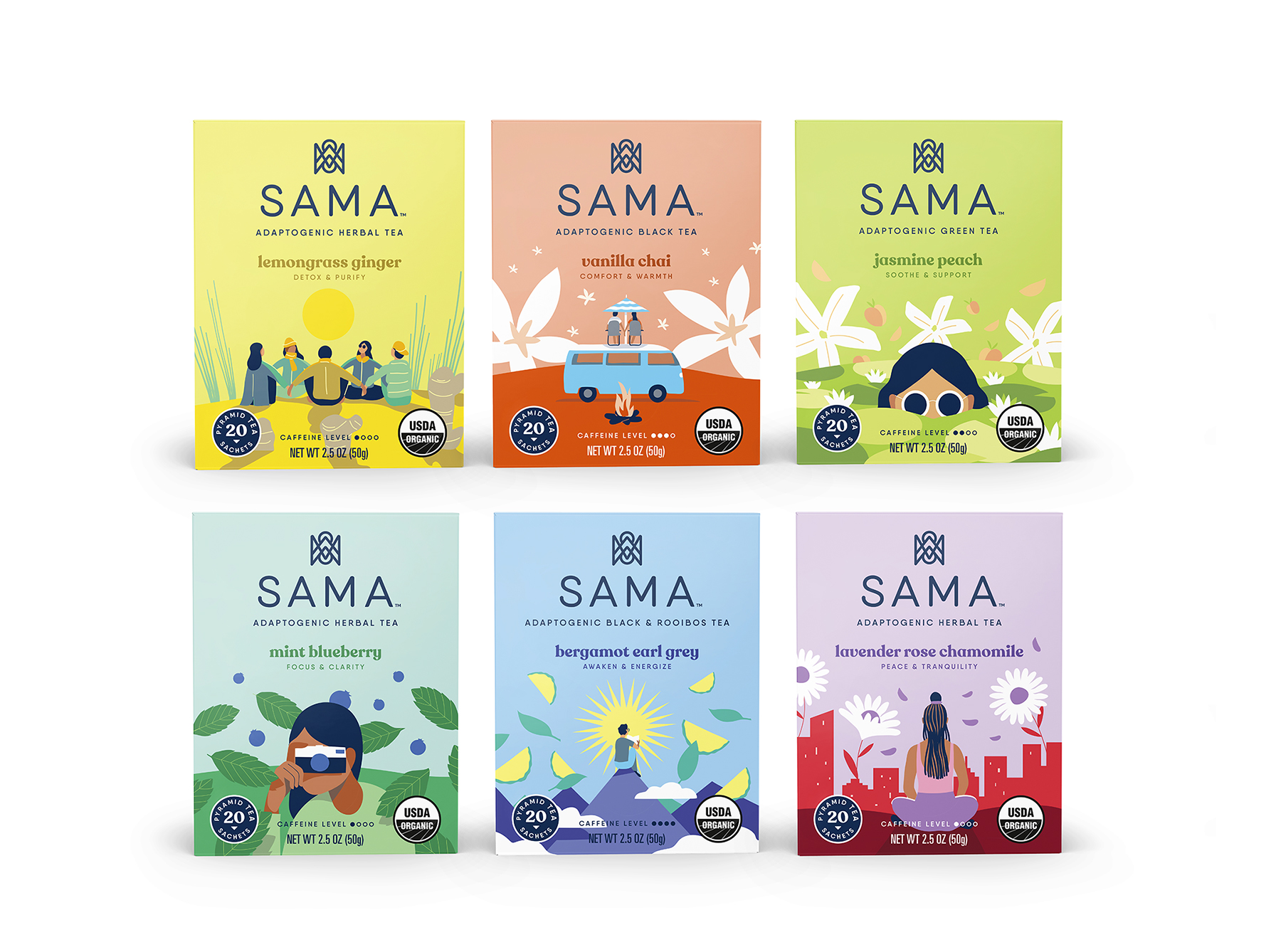 SAMA茶包装设计参考(图1)