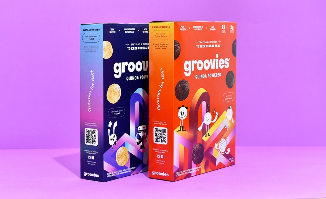 可爱的插图在麦片包装上这样设计很有趣(图14)
