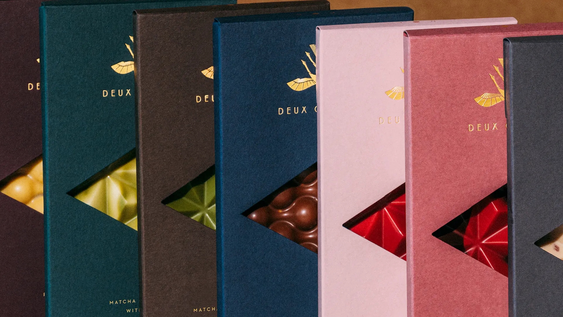 Deux Cranes巧克力品牌包装设计(图1)