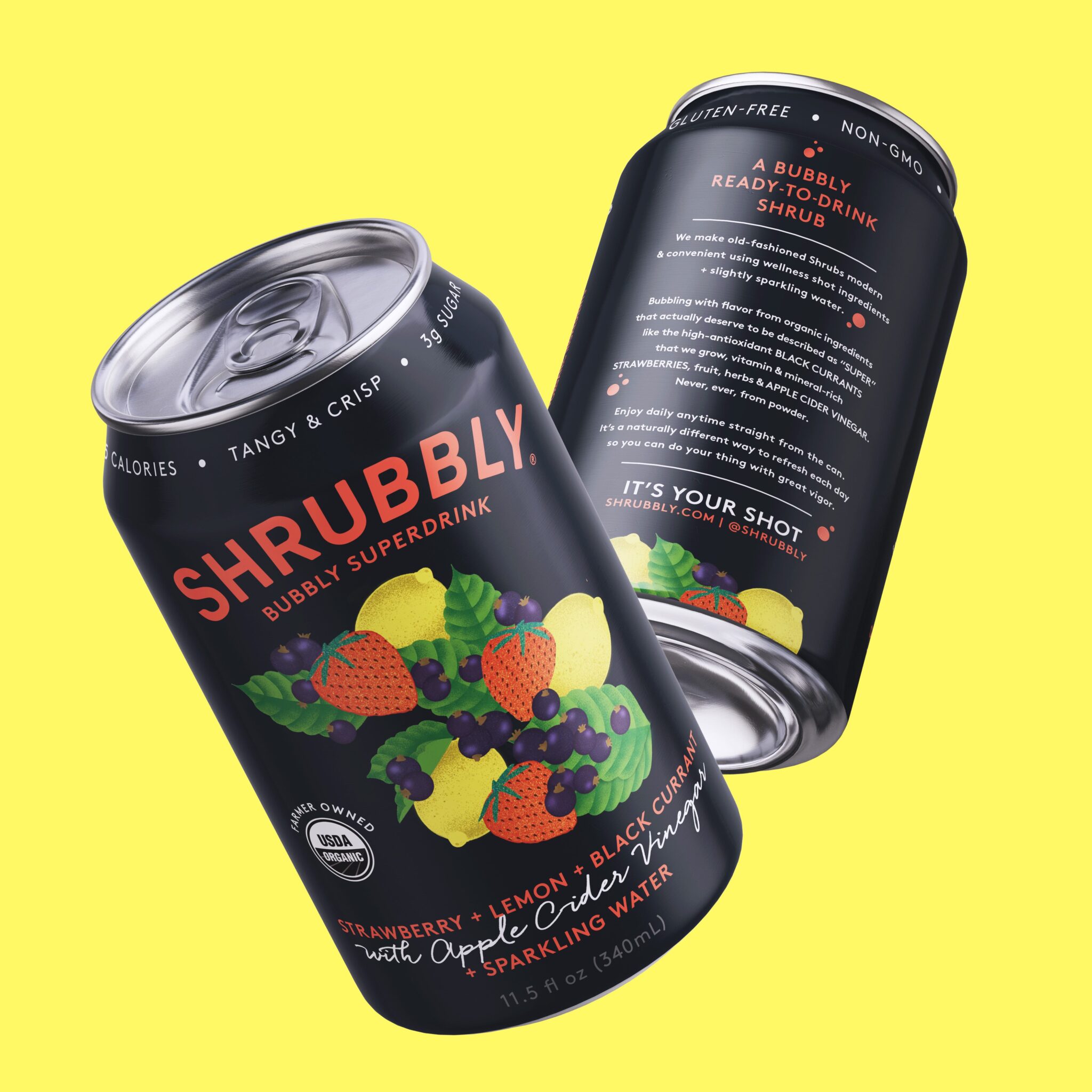  Shrubbly灌装饮料包装设计欣赏(图1)
