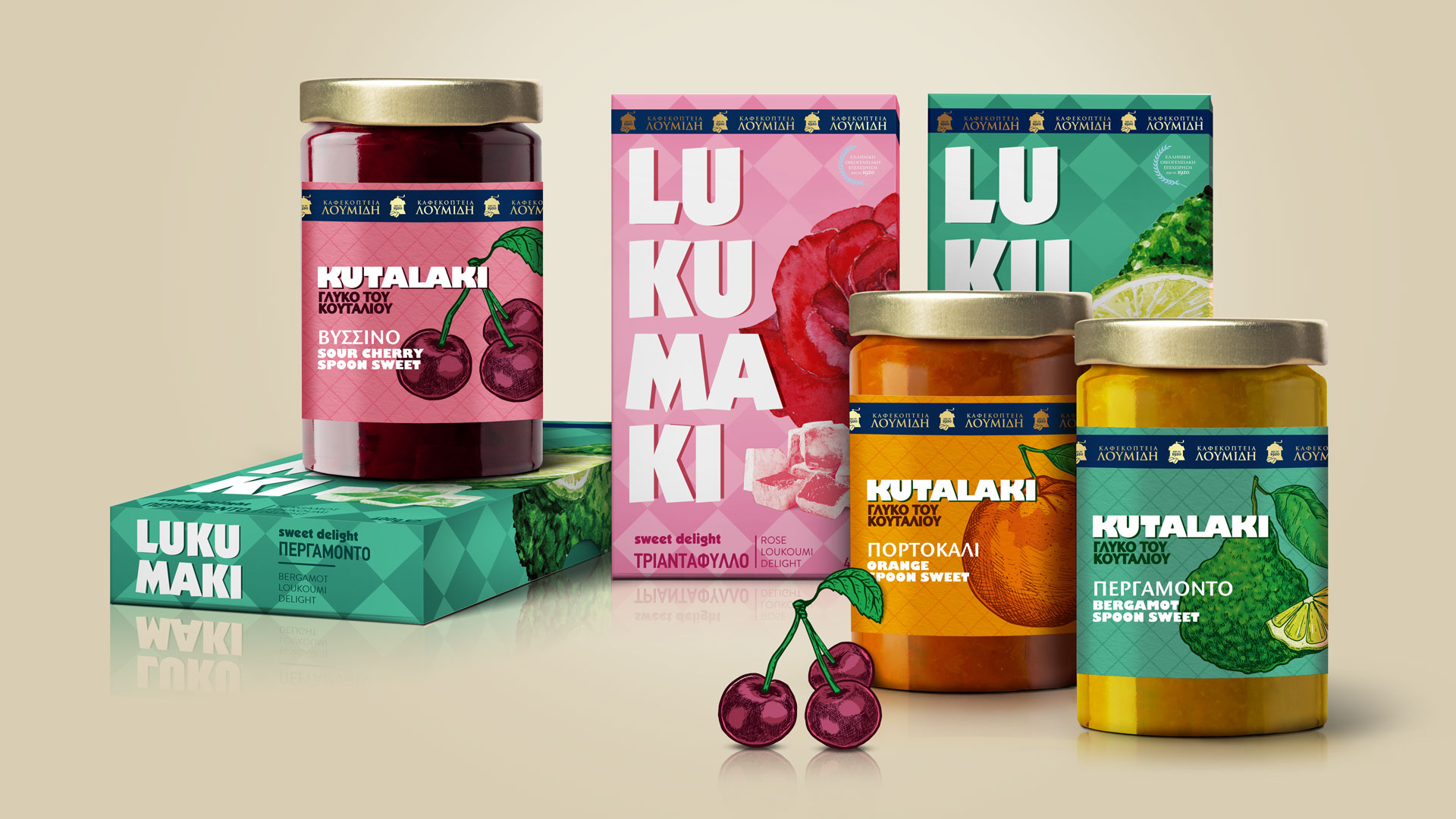 Loumidis咖啡店品牌及包装设计(图1)