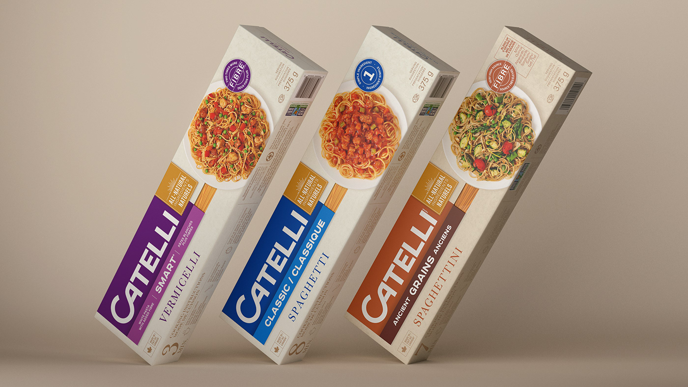 意大利Catelli面食品牌个性化包装设计(图7)