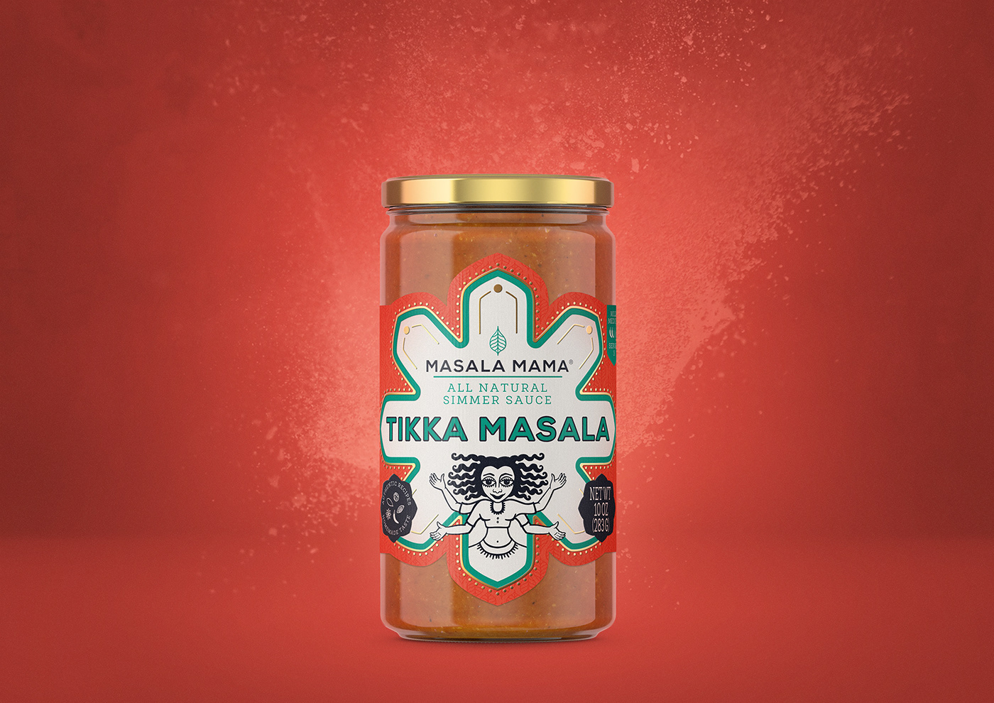 Masala Mama酱料系列包装设计参考(图4)
