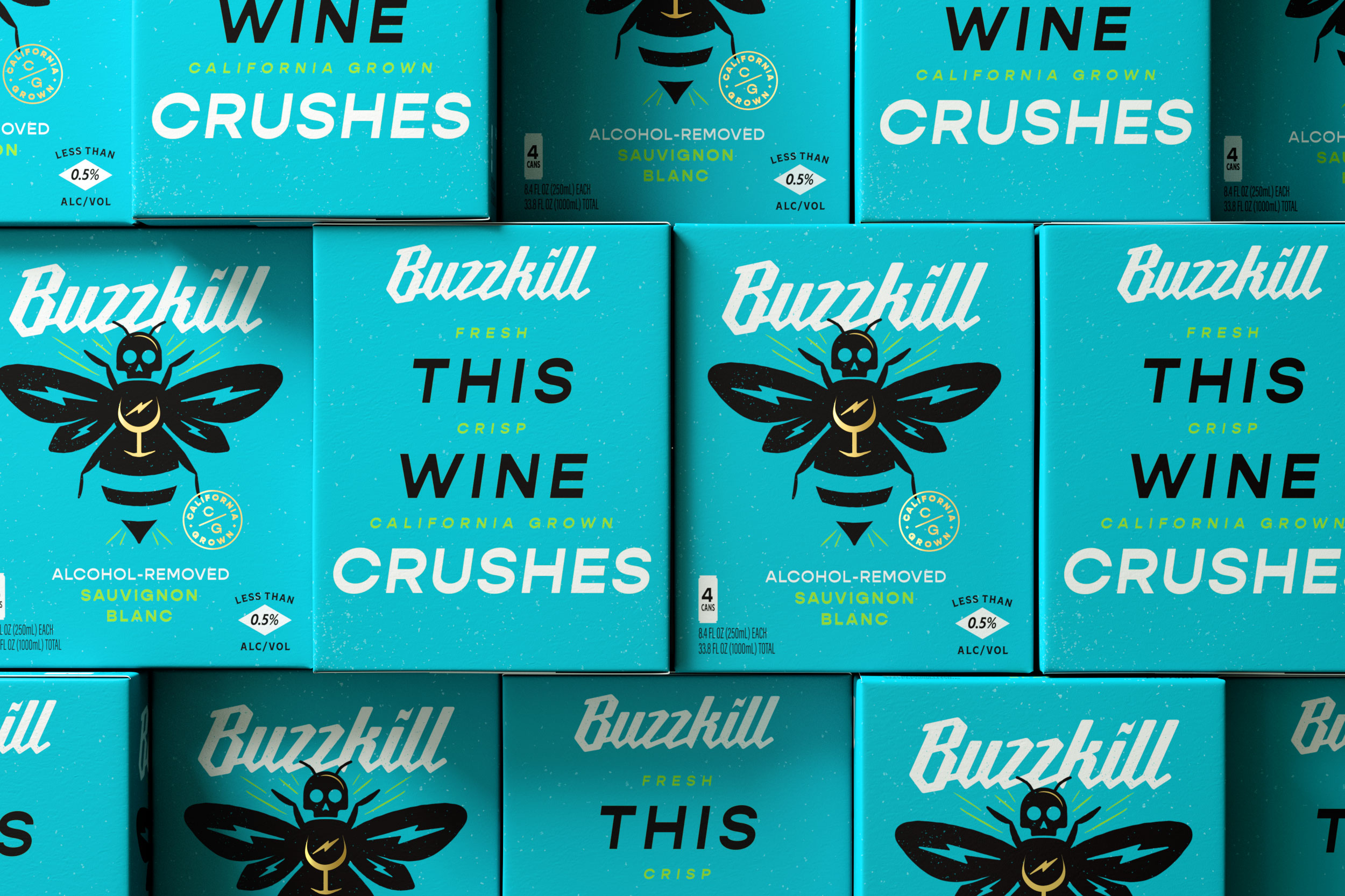 BUZZKILL葡萄酒品牌包装设计(图5)