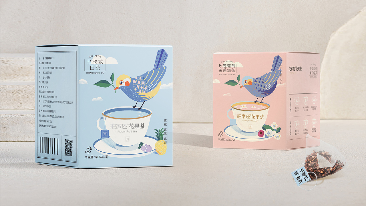 花果茶包装如何设计可以快速打造品牌(图2)