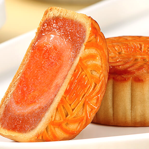 鲜品屋 鲜品金秋 广式月饼 10饼8味 630g 礼盒装包装礼盒产品包装创意设计欣赏(图3)