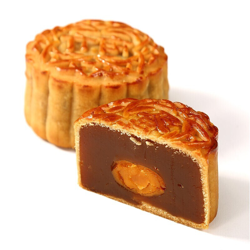 莲香楼 七星伴月 广式月饼 8饼4味 1.02kg 礼盒装包装礼盒产品包装创意设计欣赏(图5)