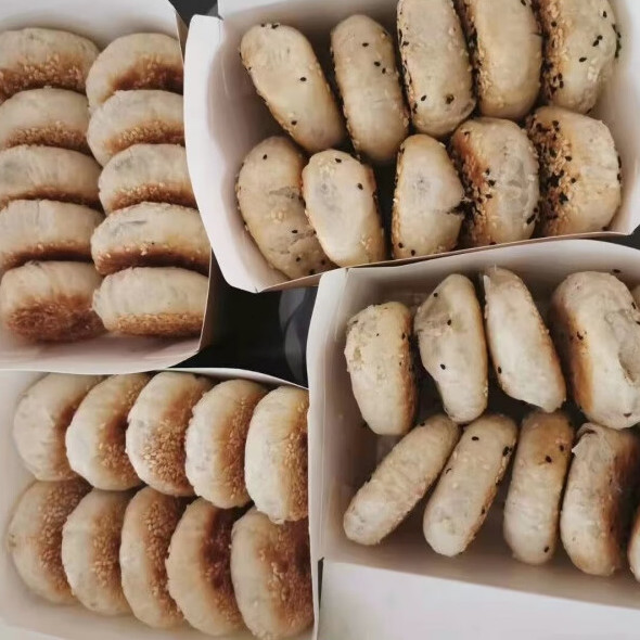 胥城月饼 鲜肉苏式月饼 蟹克黄咸味 10个包装礼盒产品包装创意设计欣赏(图4)