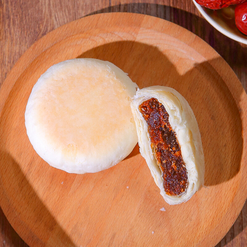秋香 苏式月饼 6饼4味 400g 礼盒装包装礼盒产品包装创意设计欣赏(图5)