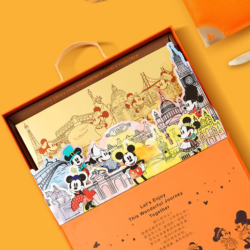 Disney 迪士尼 快乐奇旅月饼 270g 礼盒装包装礼盒产品包装创意设计欣赏(图3)