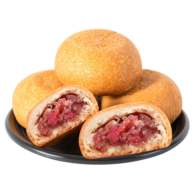 香冠 喜团圆 滇式月饼 10饼2味 500g包装礼盒产品包装创意设计欣赏(图3)
