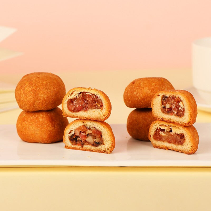 啊本 云腿小饼 滇式月饼 40饼4味 1kg 礼盒装包装礼盒产品包装创意设计欣赏(图3)
