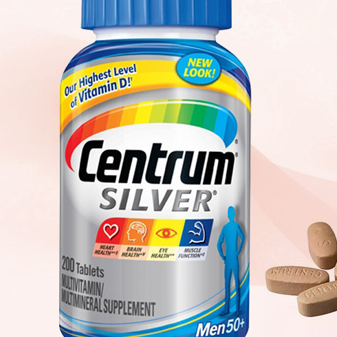 Centrum 善存 中老年男性复合维生素 200粒保健产品包装创意设计欣赏(图4)