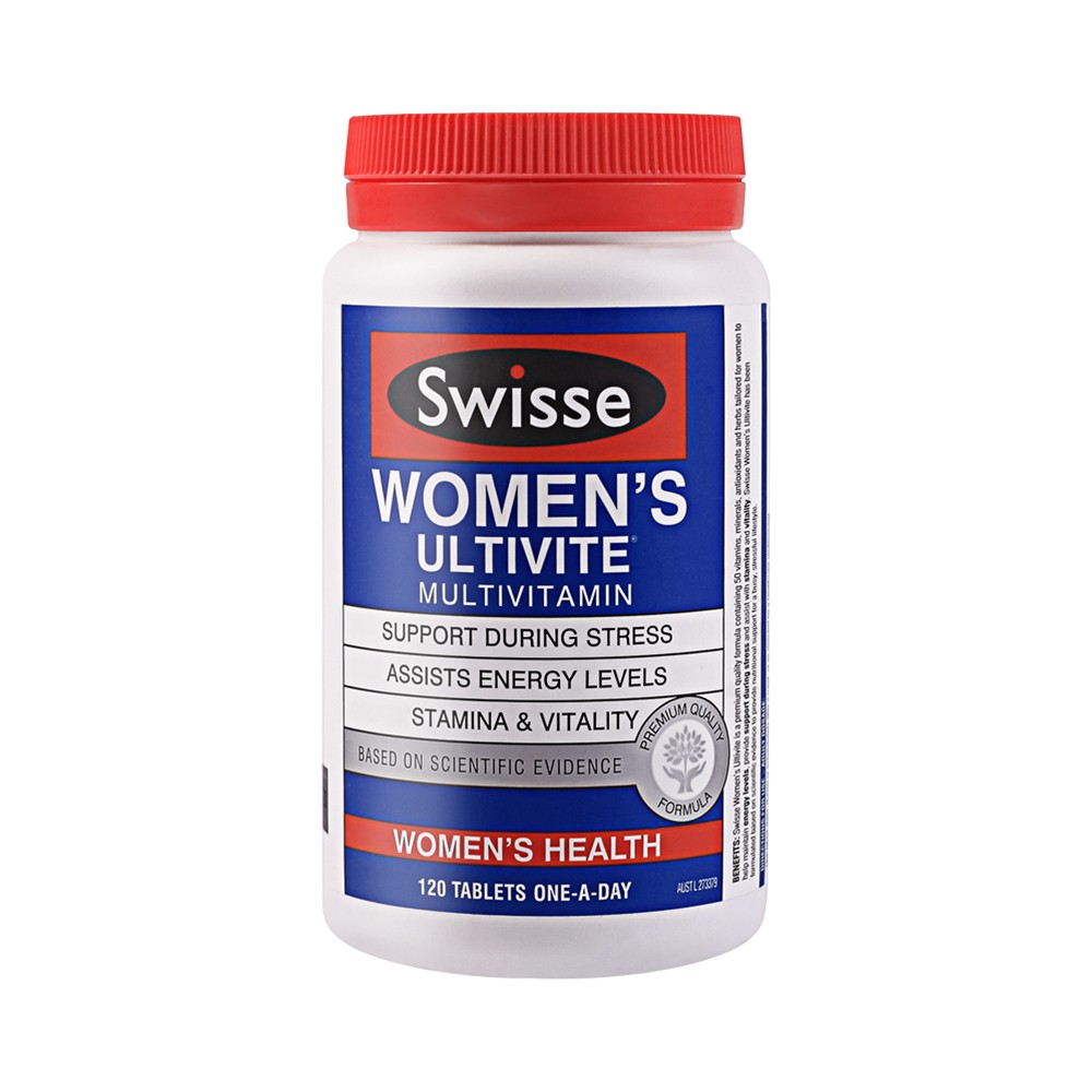 Swisse 斯维诗 Ultivite 女士复合维生素片保健产品包装创意设计欣赏(图3)