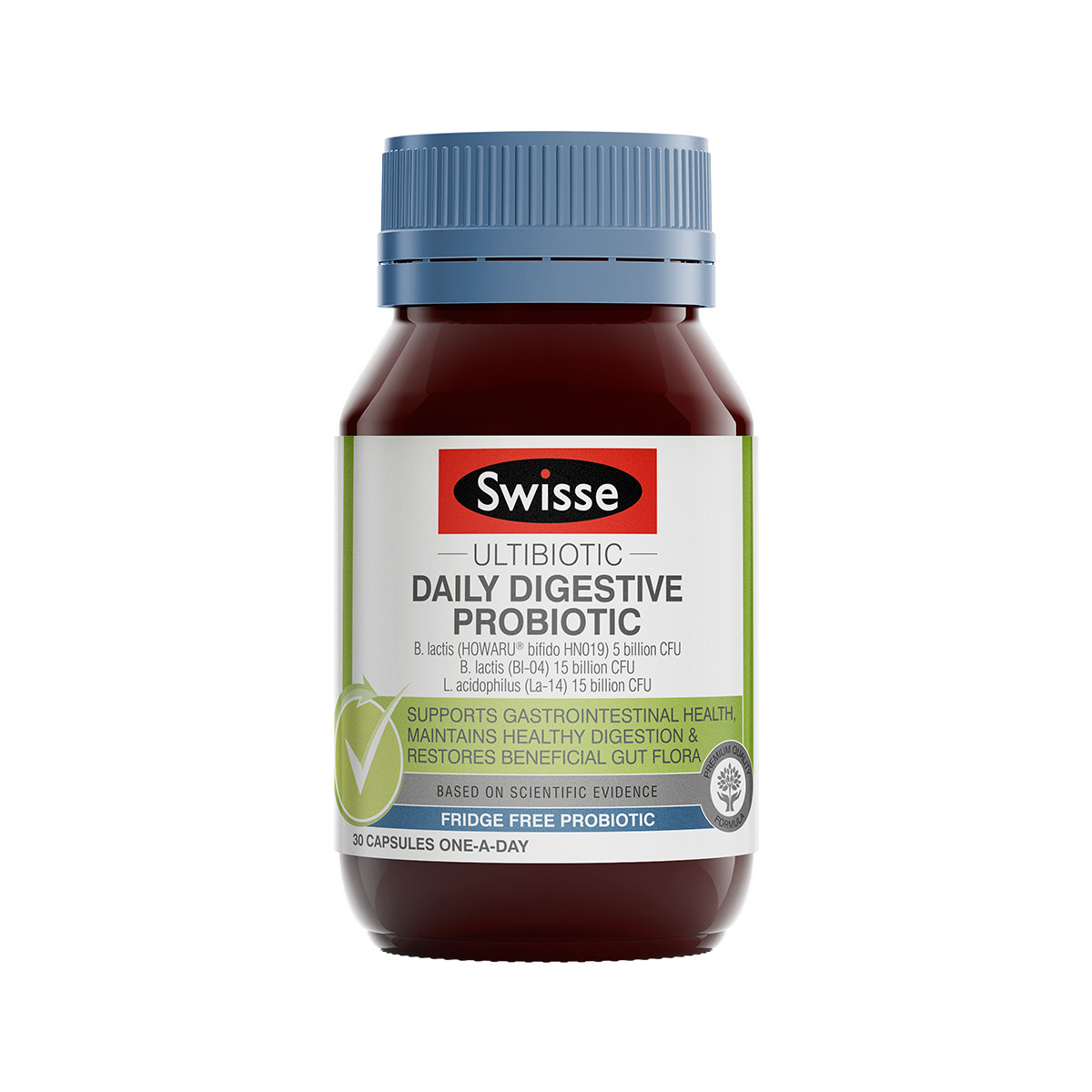 Swisse 斯维诗 肠道健康益生菌胶囊 30粒保健产品包装创意设计欣赏(图1)