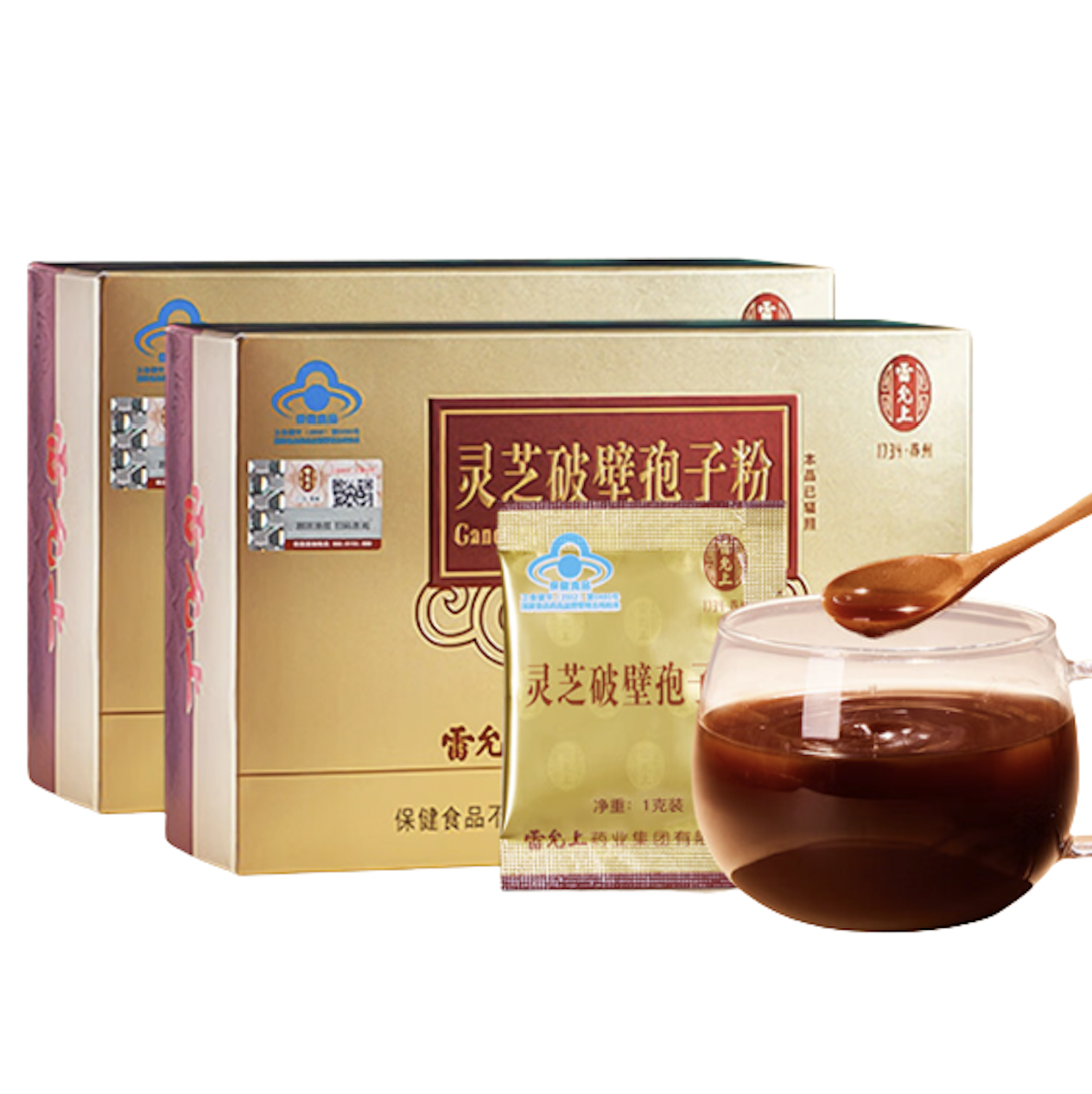 雷允上 破壁灵芝孢子粉保健产品包装创意设计欣赏(图5)