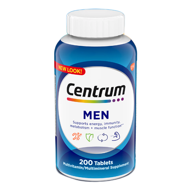 Centrum 善存 男士复合维生素 200粒*2瓶保健产品包装创意设计欣赏(图2)