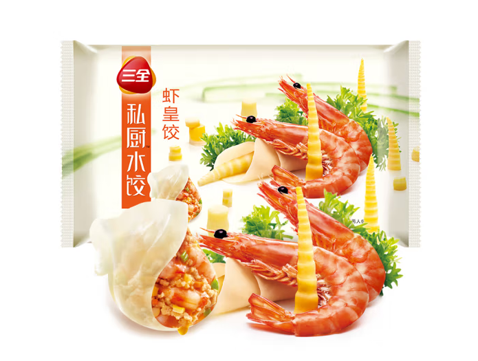 受欢迎的速冻水饺包装袋设计排名作品欣赏(图2)