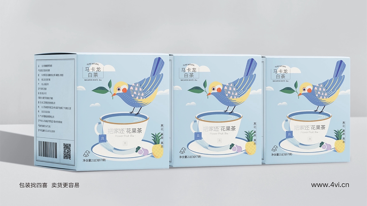 有创意的花果茶包装设计案例(图1)