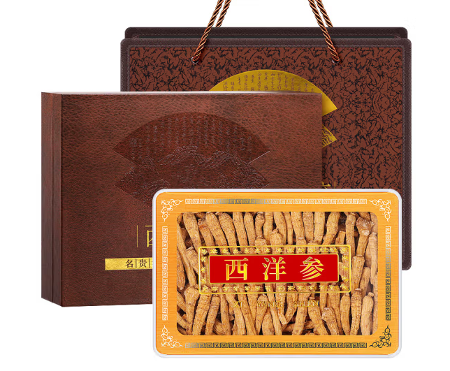 西洋参年货礼盒包装设计这样做(图1)